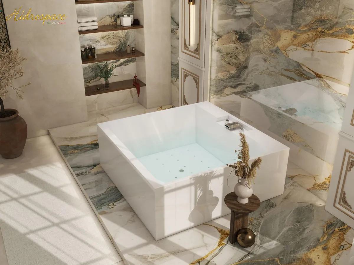 ANDROMEDA 175 X 175 MINI PISCINA HIDROMASAJE RECTANGULAR