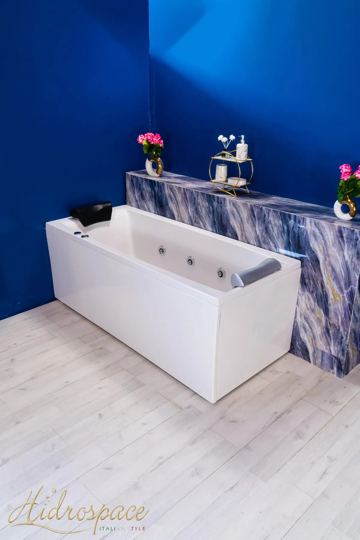 Cleo 170X75 Rectangular Whirlpool Bathtub