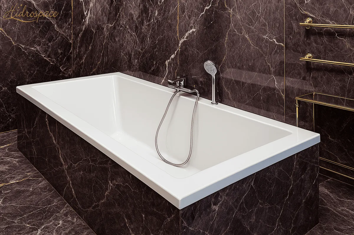 Iseo 190 X 90 Rectangular Two-Seater Bathtub