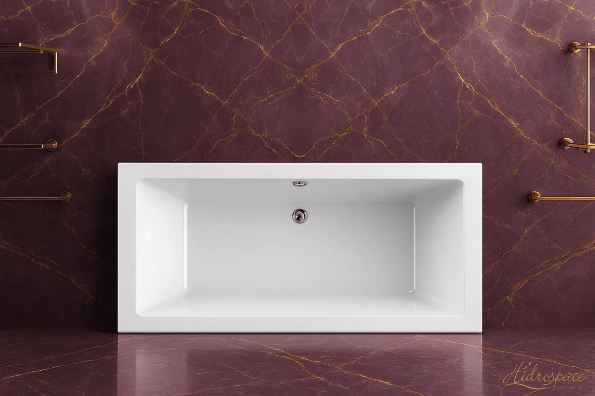Iseo 200 X 90 Bañera Rectangular Doble