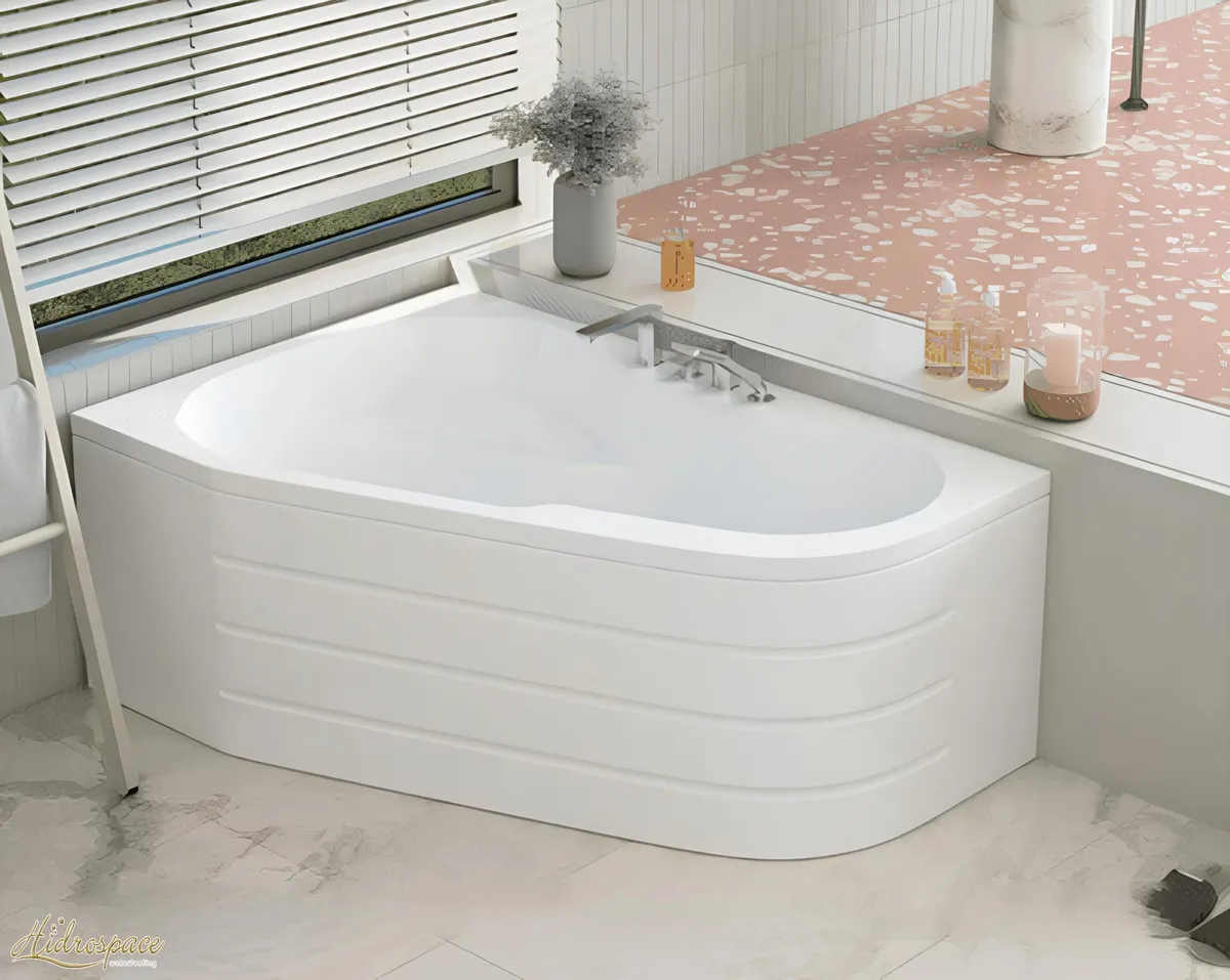 NYKE 100x160 ASYMMETRISCHE BADEWANNE