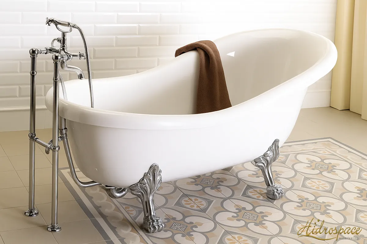 Old Style 170 X 75 Vasca Da Bagno Frestanding