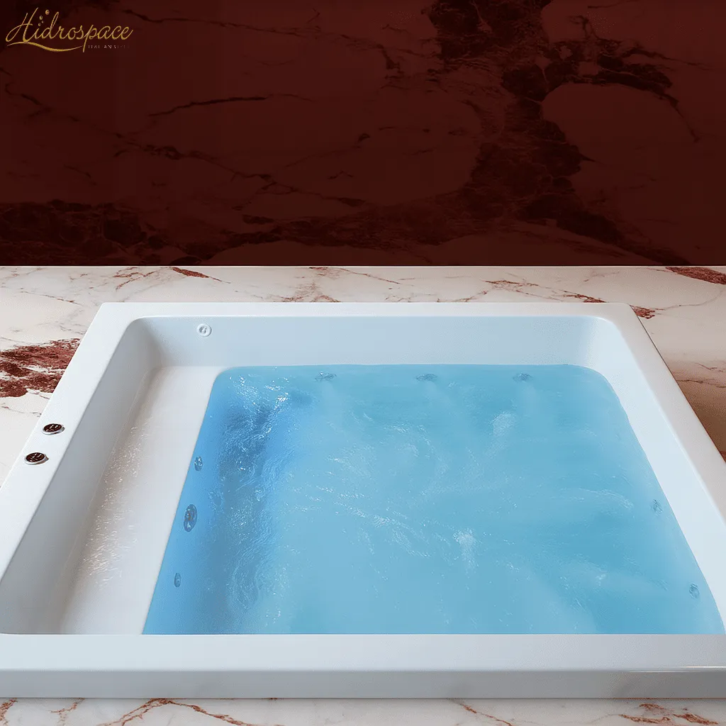 QUEEN 160x160 WHIRLPOOL BATHTUB