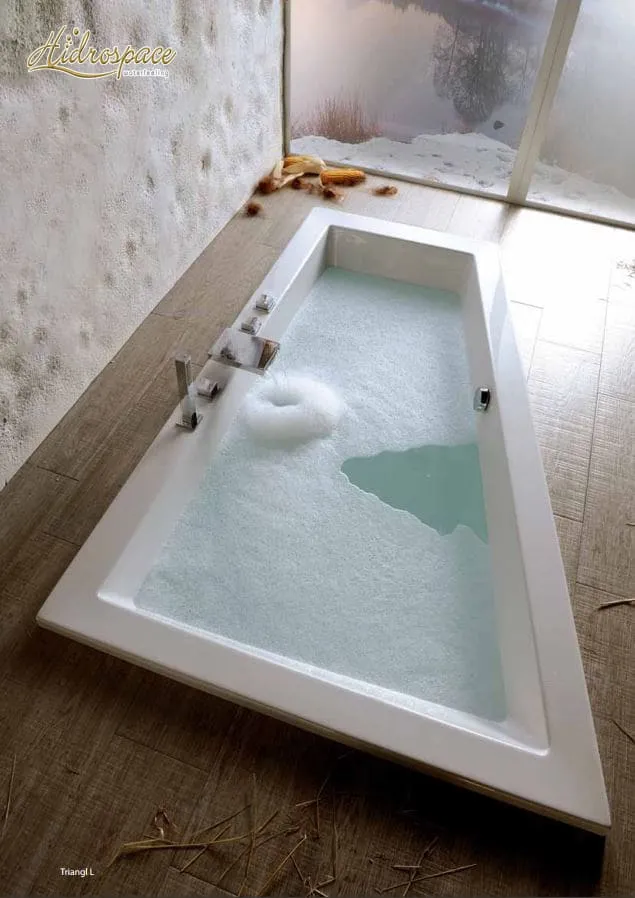 TRIAL 90 x180 - Asymmetrische Badewanne