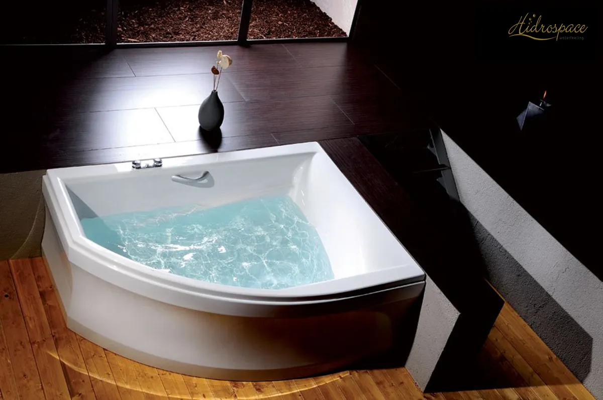 Tulipan 130 X 170 Asymmetrische Zwei-Personen-Whirlpool-Badewanne