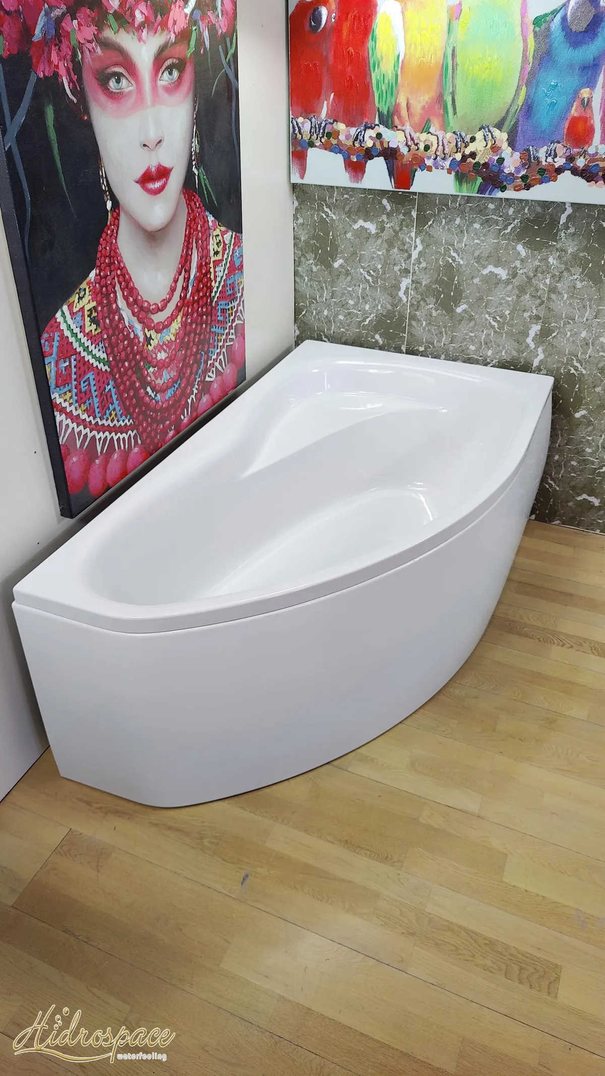 VENERE 160 X 90 BAIGNOIRE ASYMÉTRIQUE GAUCHE DROITE